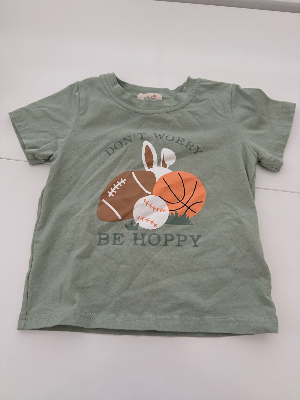 Altar’d State Kids Be Hoppy Kids Tee - Mint Green Sports Graphic